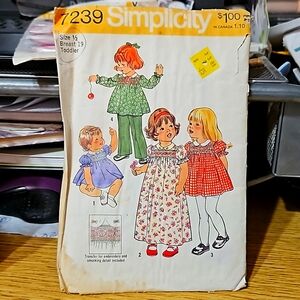 Sewing pattern toddlers  dresses  and pants